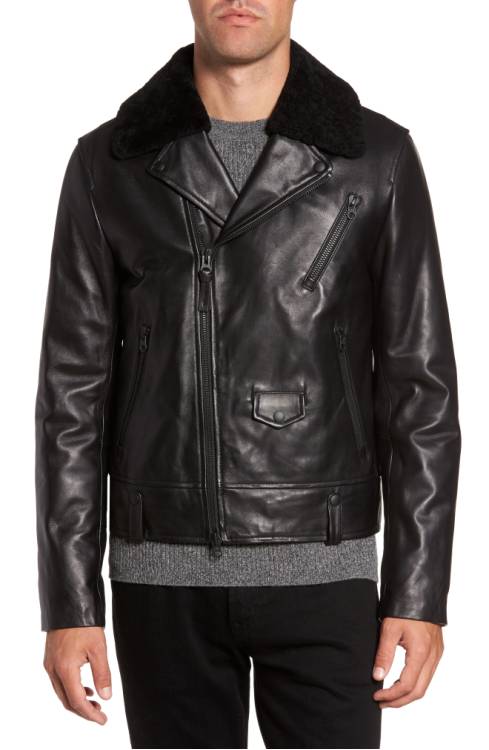 Leather Jacket Made of Sheep Skin